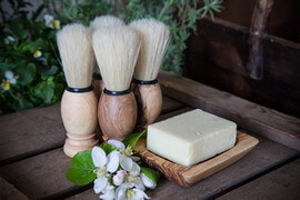 Olive Wood Shaving Brush